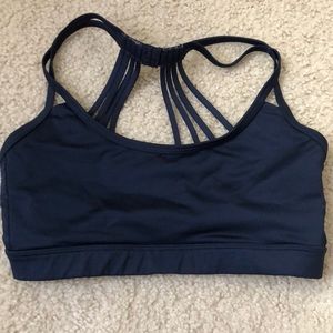 Navy Blue Sports Bra